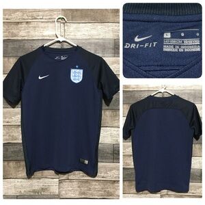Nike Chelsea FC 2017 Shirt Jersey Youth L Navy Blue Short Sleeve